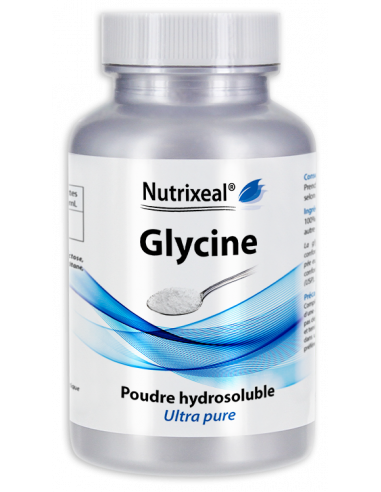 Glycine pure en poudre. Grade de haute qualité, conforme Pharmacopée Européenne 7.0 et USP.
