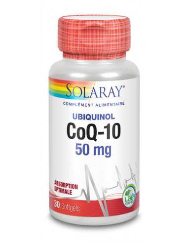 Ubiquinol CoQ-10 50 mg - Solaray - gélules