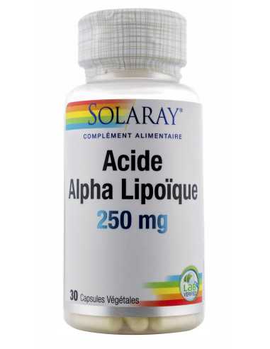 Acide Alpha Lipoique 250 mg Solaray